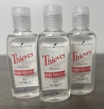 3 Pack, Young Living Thieves Waterless Hand Sanitizer 1 FL Oz 29.56ml, Free Ship