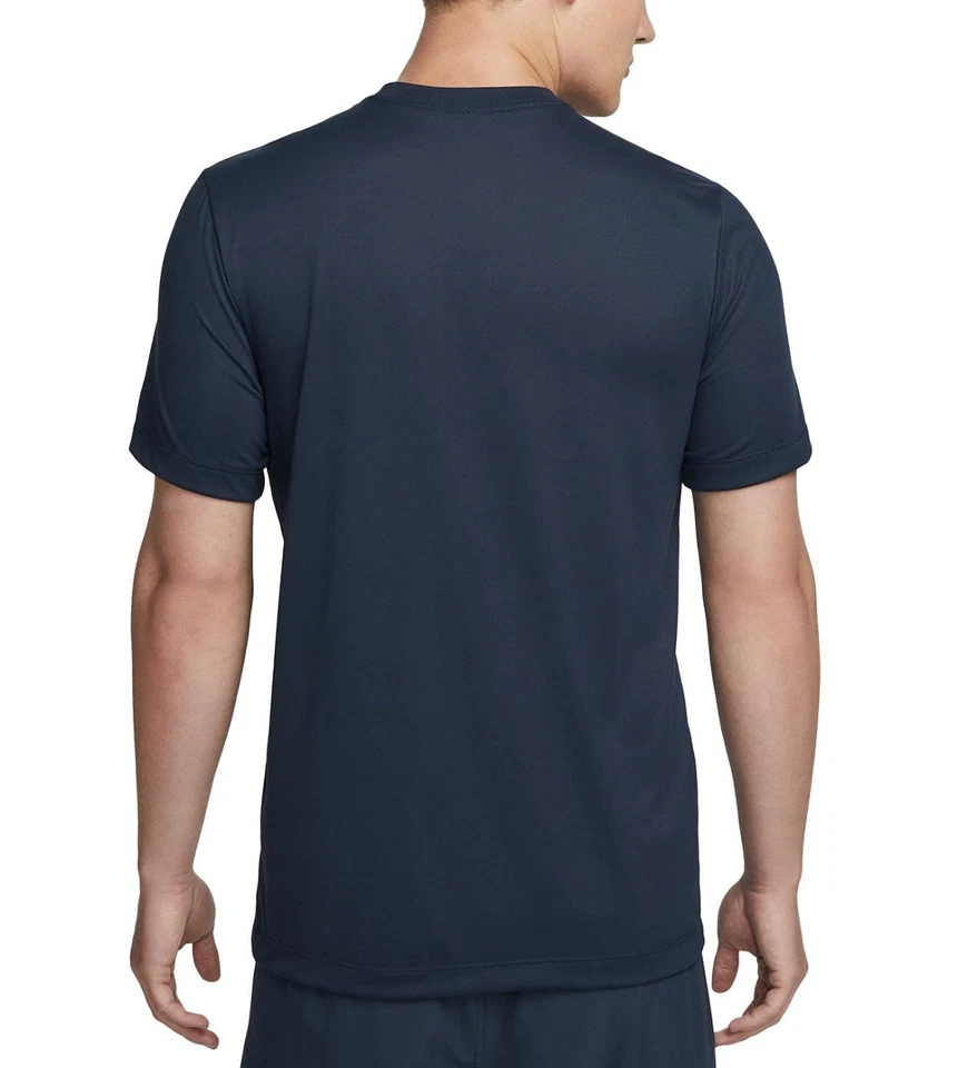 NUEVO CON ETIQUETAS Nike Para hombres Dri-FIT Legend Fitness Camiseta Obsidiana Oscura/Colegio Azul Marino 2XL Foto 3 de 3