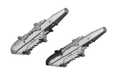 Brengun BRL48164 - 1/48 TER-9A triple ejector rack for F-16 (2pcs) - Neu