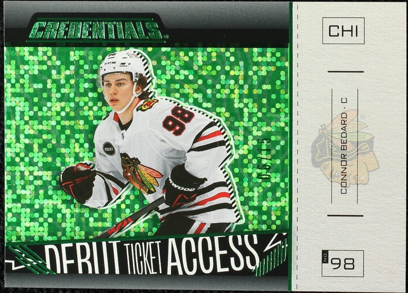 2023-24 Upper Deck Credentials - Connor Bedard #198 for sale | eBay