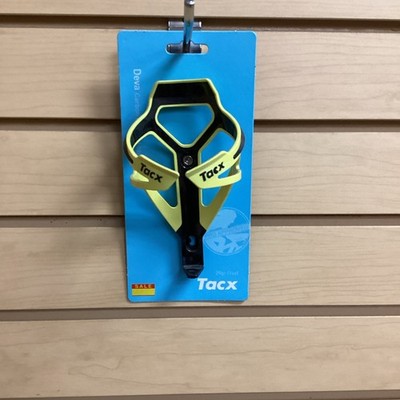 Tacx Deva Water Bottle Cage Black/Yellow for Road & Mountain Bikes
