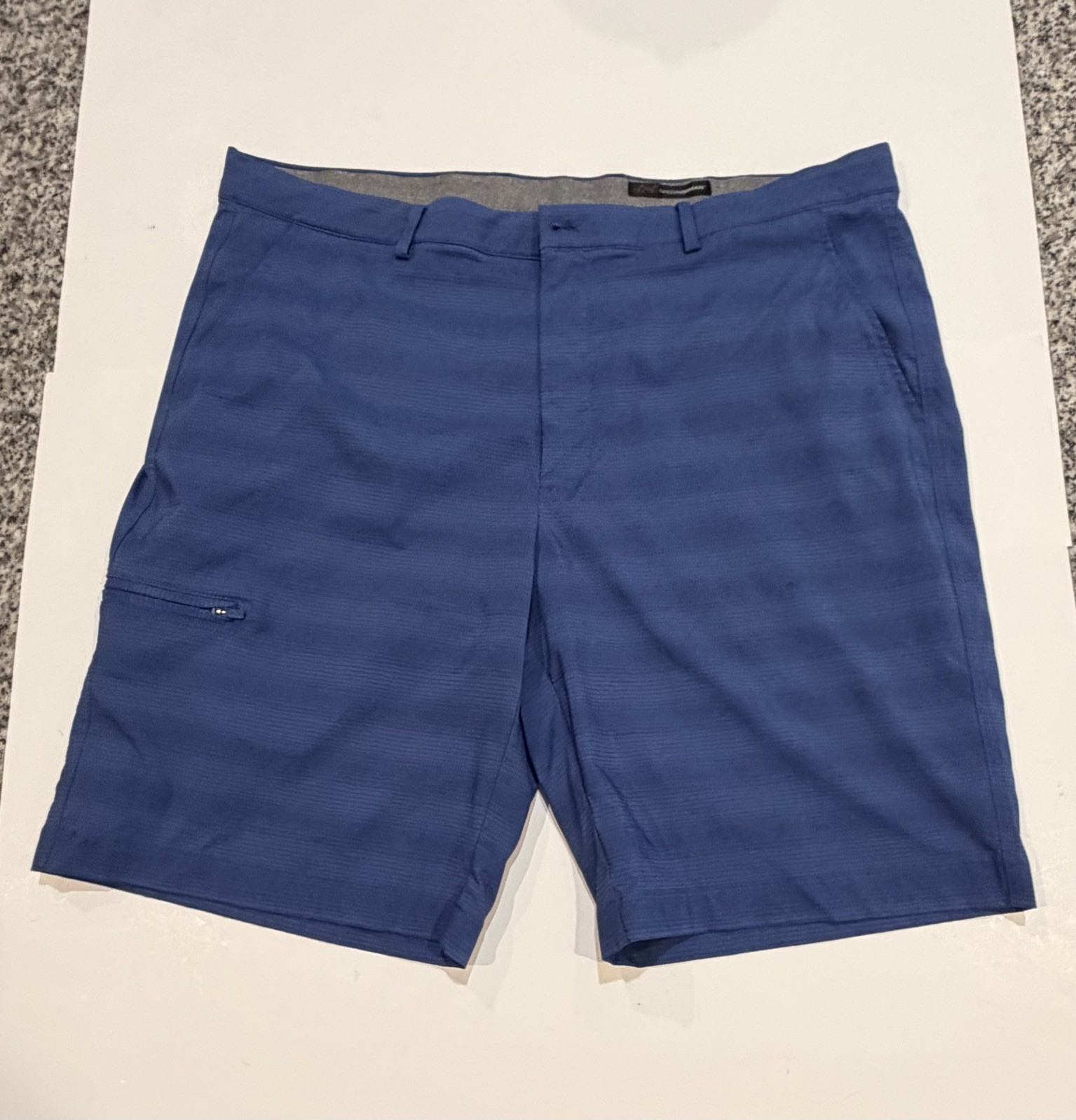 Greg Norman Shorts Mens 38 Blue Golf Performance Stretch Lightweight Pocket