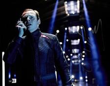 Simon Pegg "Scottie" Signed Star Trek Beyond Photo 11x14 Beckett Authenticated