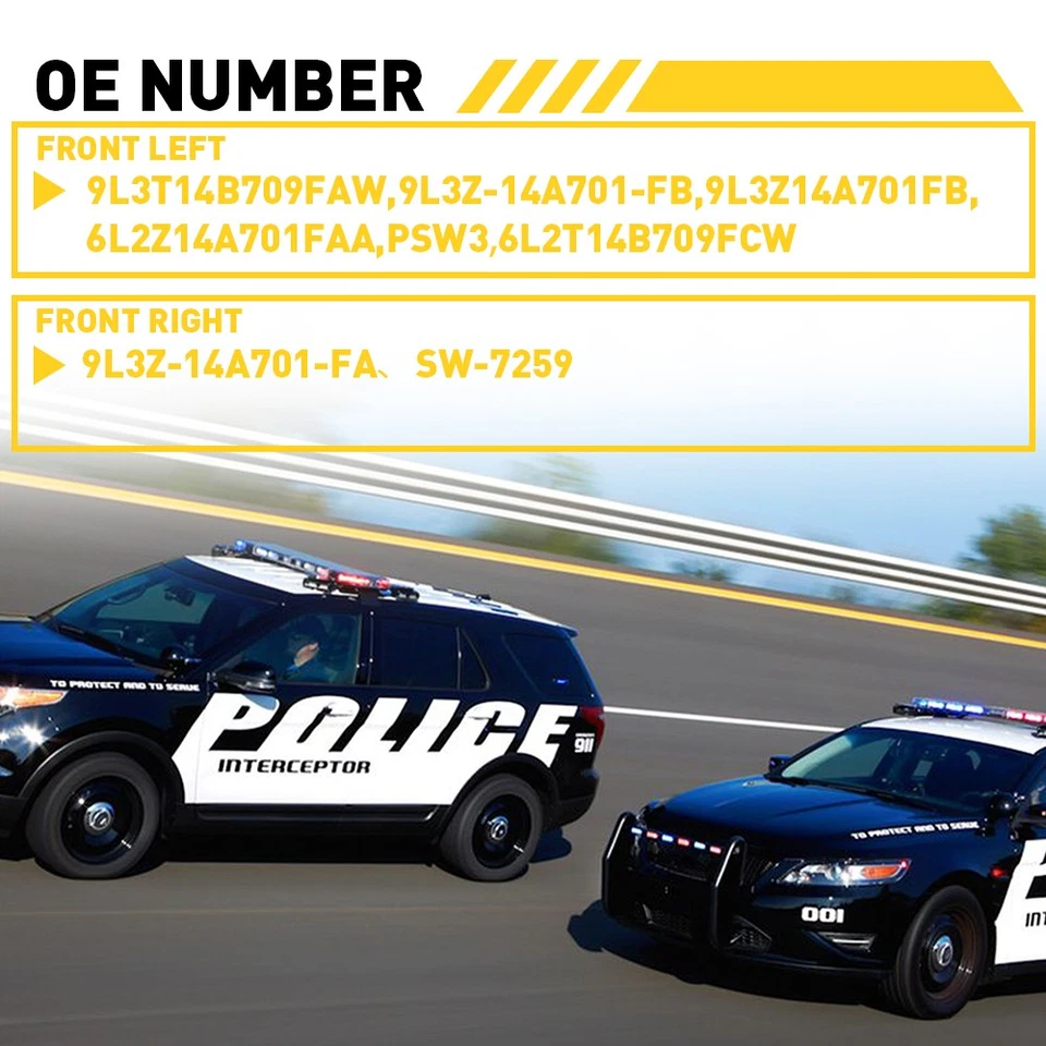 2SET For Ford Flex Power Seat Adjustment Control Switch Front Left Right Side - Image 3 of 4