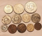 13 Mixed Foreign Coins Mexico, Greece, France, Canada, Great Britain & More — photo 2