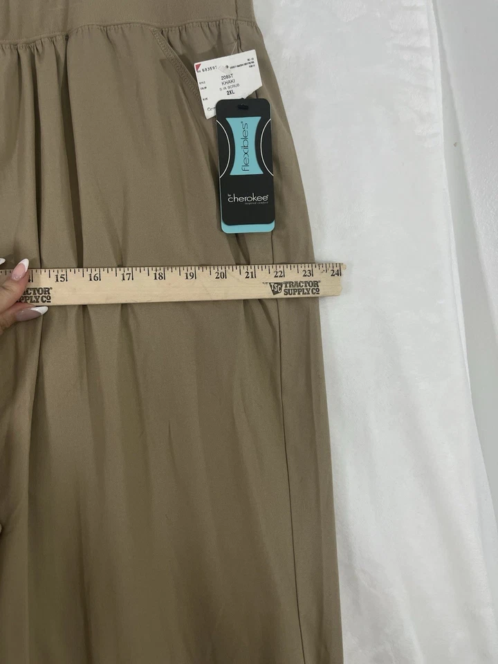 Nuevo Fondo Exfoliante Flexible Cherokee 2XL Alto Caqui Bronceado Mujer Talla Grande Nuevo con Etiquetas Foto 4 de 4