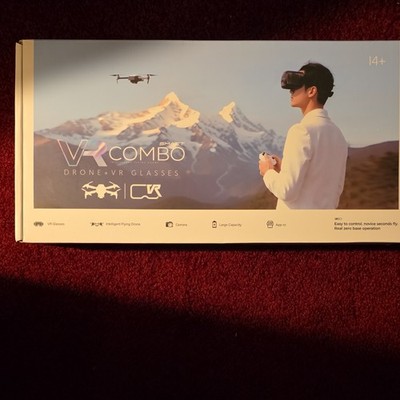 VR Combo Smart Ready to Fly Drone, VR Glasses, Intelligent Flight Modes