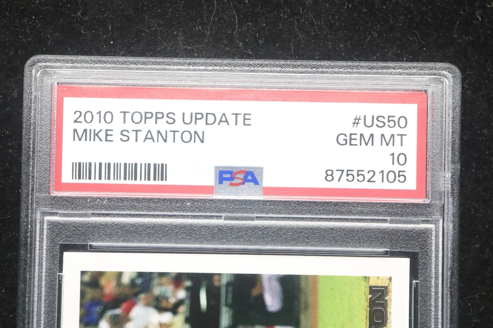 🔥 Actualización Topps 2010 Mike Stanton RC #US50 PSA 10 GEMA COMO NUEVO Rookie Marlins LO ÚLTIMO Foto 3 de 4