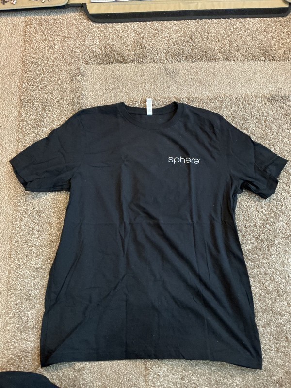 Las Vegas Sphere Double Sided T Shirt Size L