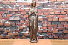 Bronze Statue heilige Maria Handarbeit Grabfigur Garten Skulptur 67cm