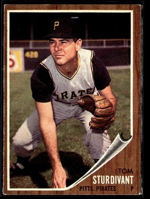 1962 Topps #179a Tom Sturdivant