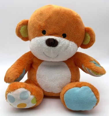Carter s Orange Monkey Interactive Plush Baby Toy - WORKS!