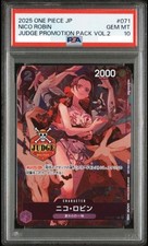 PSA 10 Nico Robin OP09-071 Judge Promo Pack Vol.2 One Piece Card 2025 #4