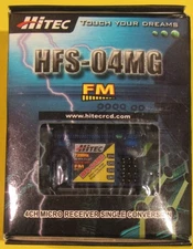 NOS Hitec HFS-04MG -FM 24872 4-Ch Micro Receiver