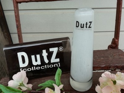 Dutz Solifleur white weiß Vase 15 cm Glas mundgeblasen rund glasvase #2