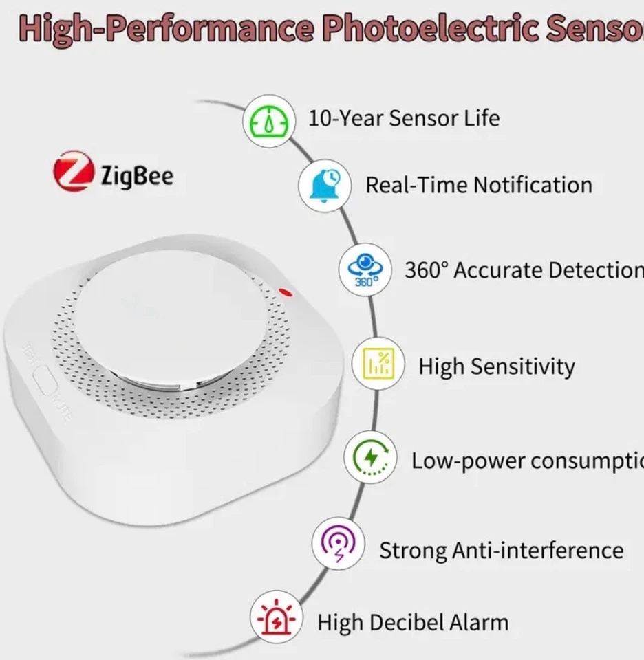 Pack de 6 Detectores de Humo Alarma Original Nuevo Foto 3 de 4