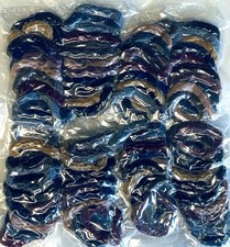 Pack of 80 Elastic Hair Ties Assorted Neutrals