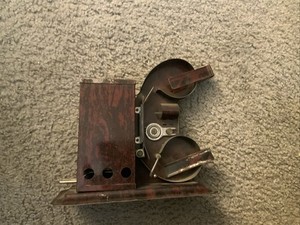 antique crank projector