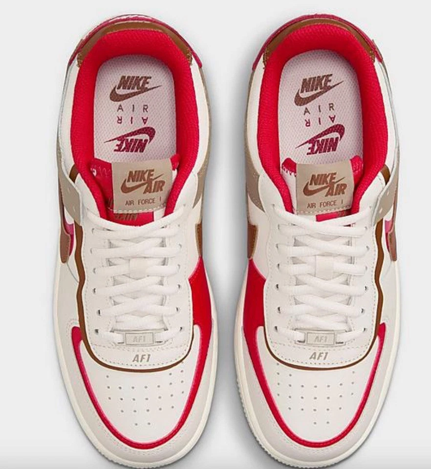 Nike Air Force 1 Shadow Phantom Fire zapatos de tabla bajos con - HQ3400-030 talla 7,5 Foto 4 de 4