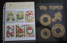 Anna Griffin 3D Wreath and Bow Dies AG1499 Cut Emboss 15pc Set Christmas