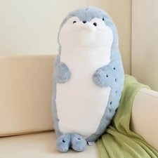 Blue Seal Pillow Plush Toy 26" Stuffed Animal Toddler Doll Gift for Kids
