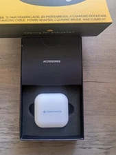 Audien ATOM 2 Wireless OTC Hearing Aid, Rechargeable, Nearly Invisible