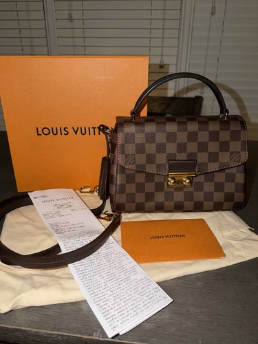 Louis Vuitton Croisette In Damier Ebene Canvas. Authentic. Excellent Condition