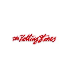 Patch - C&D Visionary - The Rolling Stones 1975 Text Logo 4.5"x1.25" Iron-On