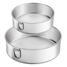 Sieve 6-Inch, 8-Inch Sieves Fine Mesh Strainer Set of 2 Stainless Steel Sifte...