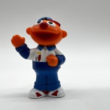 Sesame Street Ernie Toy Jim Henson Vintage Racing Outfit Figure Children TV