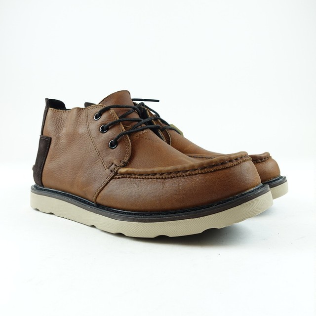 toms leather chukka boot