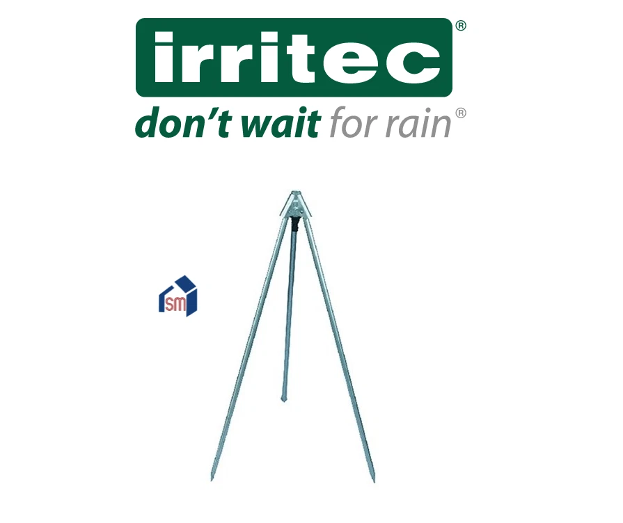 Regner Treppiede irrigatore da giardino, irrigatore rotante automatico a 360 gradi, irrigatore telescopico per grandi superfici, cortile, giardino, prato