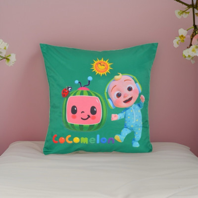 Cocomelon Kissenbezug 40x40 cm - Kissenhülle Dekokissen Kinder Geschenkidee