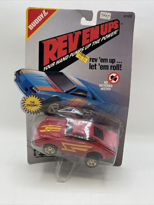 1986 Buddy L Rev Em Up Porsche Rare - Rare Red 4678