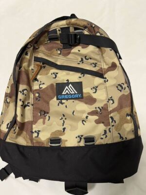 GREGORY × BEAMS BOY Chocolate Chip Camo Backpack Blue Tag GREGORY × BEAMS BOY Chocolate Chip Camo Backpack Blue Tag