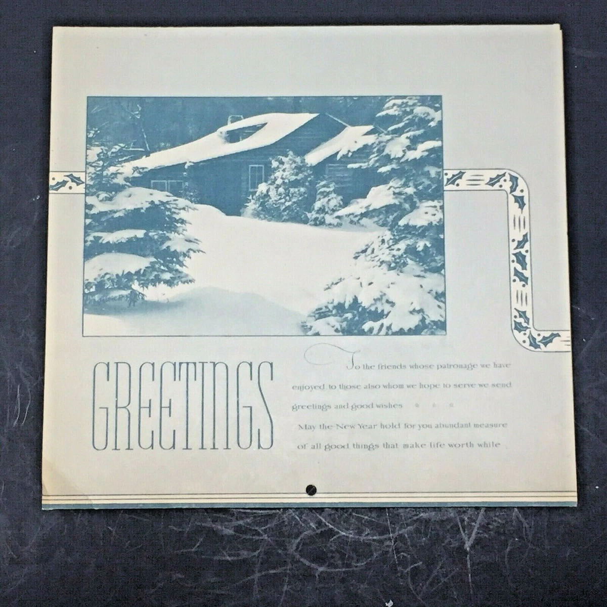 VINTAGE 1946 Tri-Fold ADVERTISING SAMPLE CALENDAR, 8 1/2" X 9 1/4" | eBay