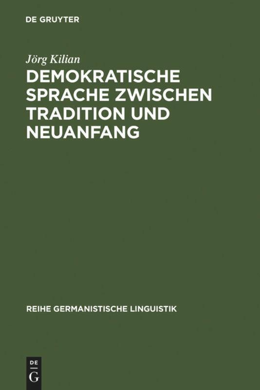 Thumbnail - Jörg Kilian | Demokratische Sprache Zwischen Tradition Und Neuanfang |