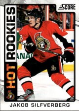 2012-13 Score Jakob Silfverberg #504 Ottawa Senators