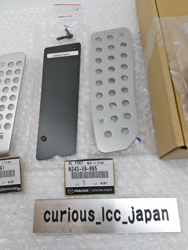 Mazda OEM MX-5 Miata ND ND5RC 6-Speed Manual Aluminum Pedal Set for Roadster - Изображение 4 из 4