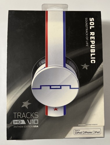 SOL Republic Anthem Tracks HD Headband Headsets Factory sealed - Zdjęcie 3 z 6
