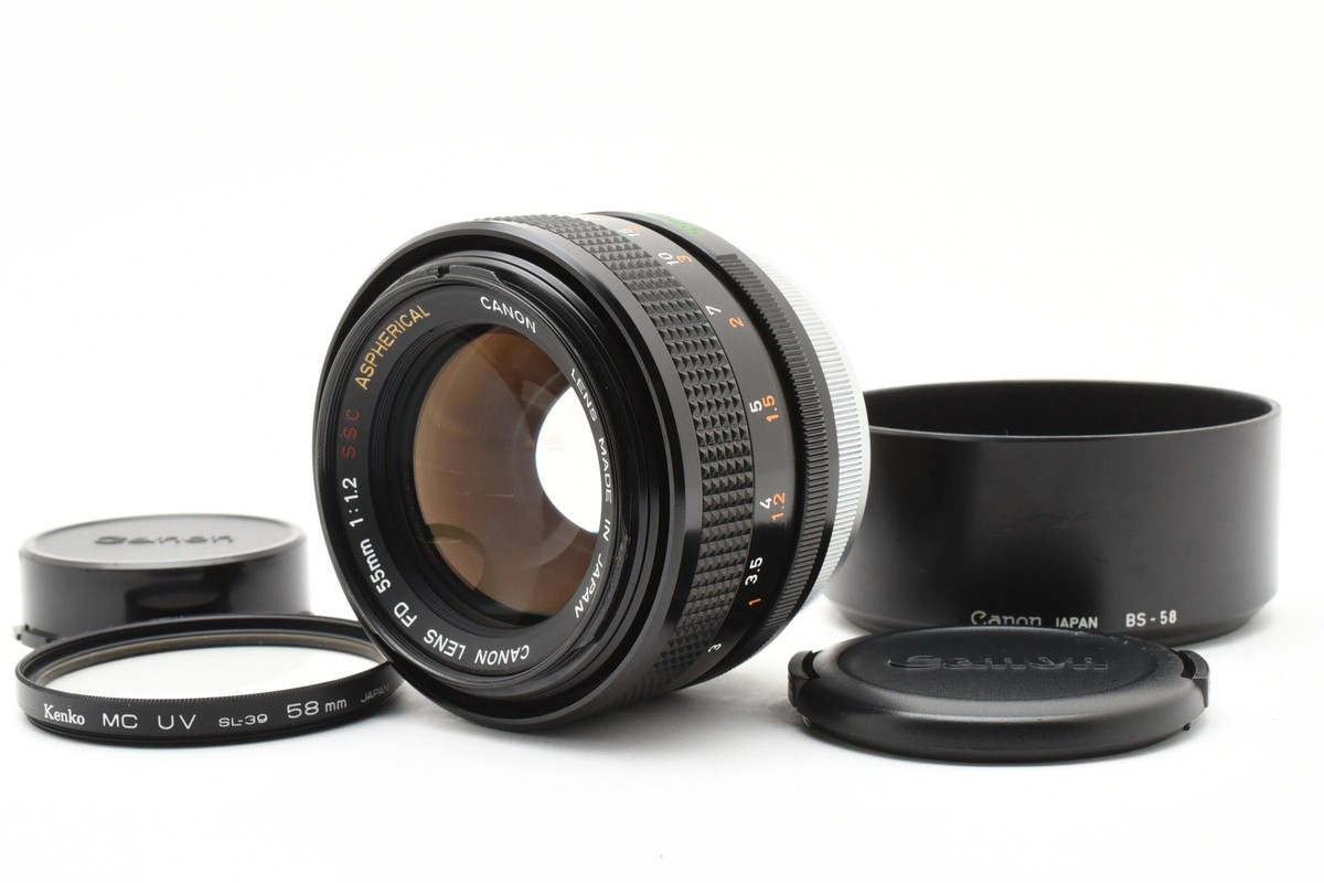 Canon FD 55mm f/1.2 SSC ASPH 美品 レンズ Canon FD 55mm f/1.2 SSC ASPH 美品 レンズ O''Mark MINT】CANON FD