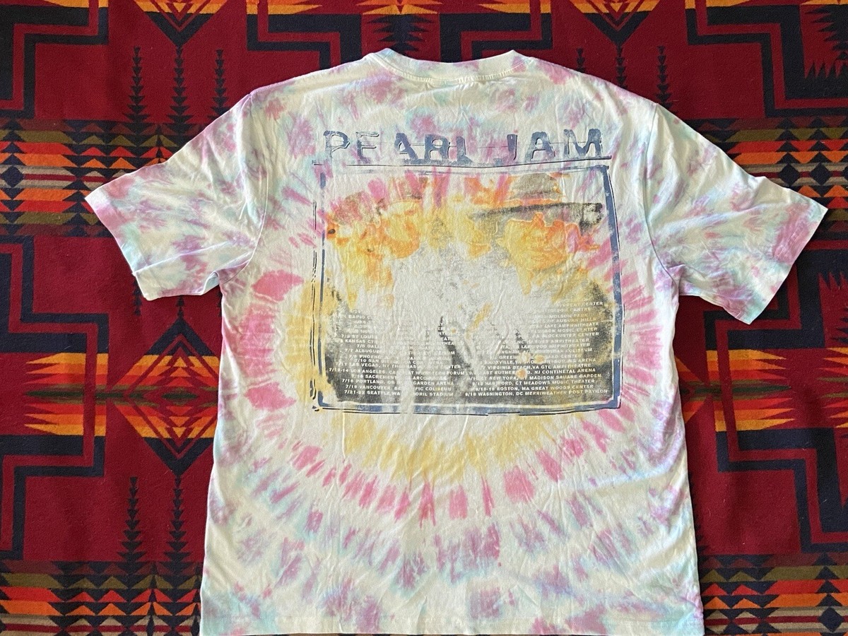 Vintage Pearl Jam Live Tour Shirt Band Tees Tie Dye Made In Vintage Pearl Jam Live Tour Shirt Band Tees Tie Dye Made In