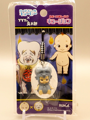 Konaki jiji Rose O'Neill Kewpie x Gegege no Kitaro Figure Strap