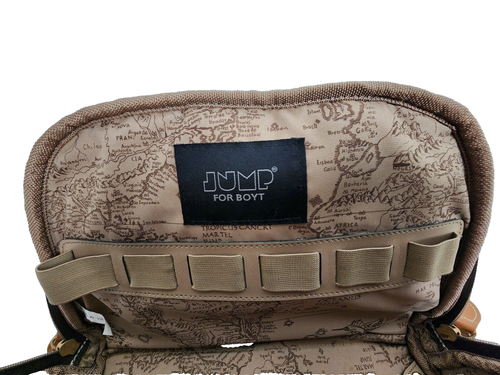 Boyt Gepäck JUMP Kosmetik Handgepäck Kulturbeutel braun Kunstleder 13"×6"×9,5" - Bild 18 von 19