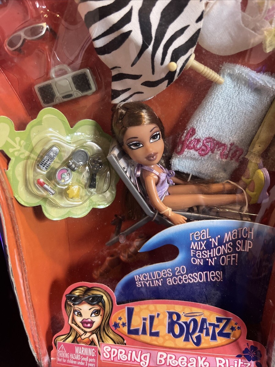 New in Package Lil Bratz Spring Break Blitz Yasmine Mini Doll