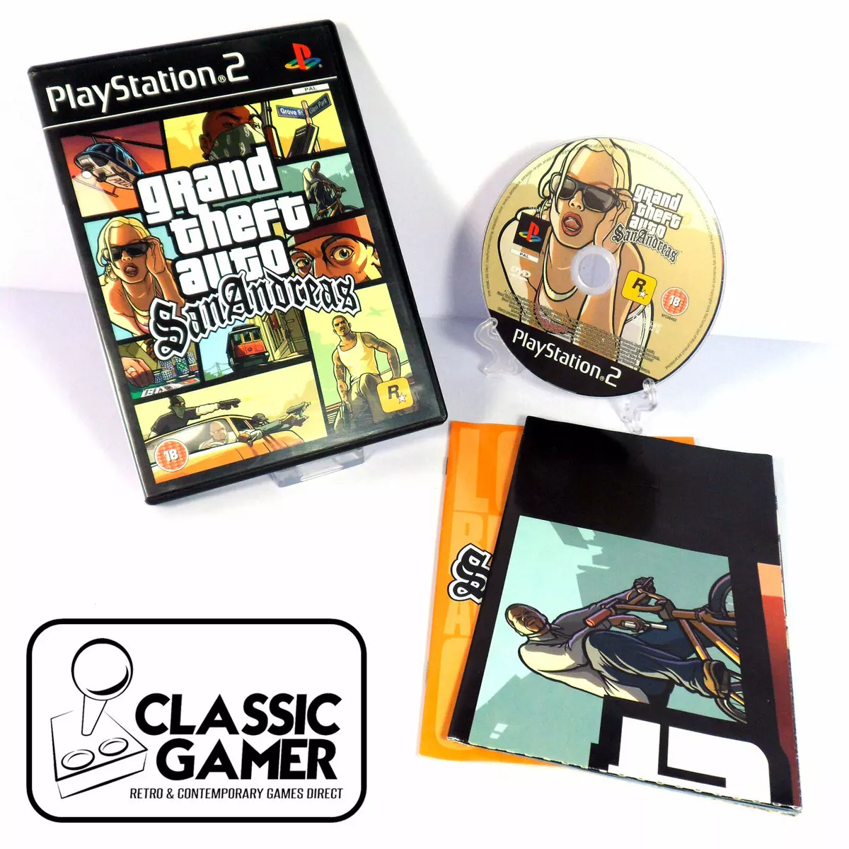 San Andreas PS2  San andreas, Game console, Handheld video games