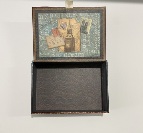 Punch studio postcard/travel storage box 8X5.5X2 - Picture 4 of 6