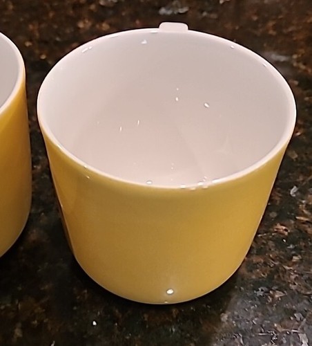 SET OF 2 Mikasa Pastelle LEMON ICE Yellow Cups (D6300) and Saucers (D6301) Japan - Picture 17 of 21