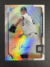 2015 Bowman Chrome Prospect Auto Refractors #BCAP-AK Austin Kubitza /499
