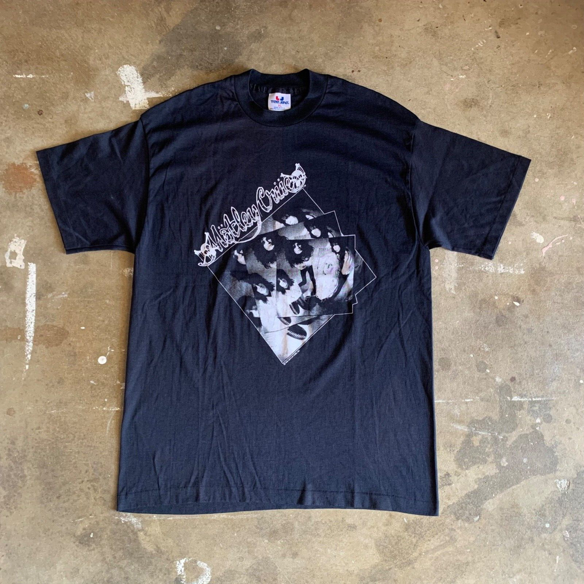 1989 DEADSTOCK VINTAGE 80s MOTLEY CRUE T-SHIRT MEN SZ L DR